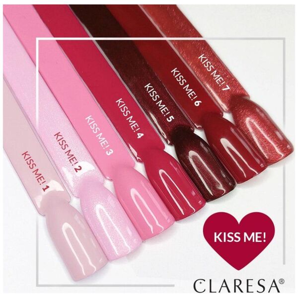 Claresa CLARESA lakier hybrydowy Kiss Me! 6 -5g