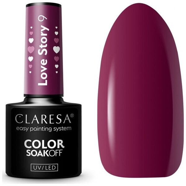 Activeshop CLARESA Lakier Hybrydowy LOVE STORY 9 - 5g