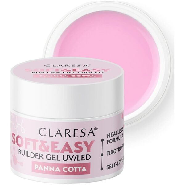 Activeshop Claresa żel budujący Soft&Easy gel panna cotta 45g