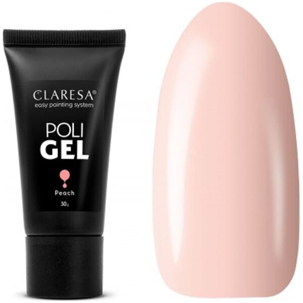 Claresa CLARESA Żel budujący do paznokci Poli - Peach 30g