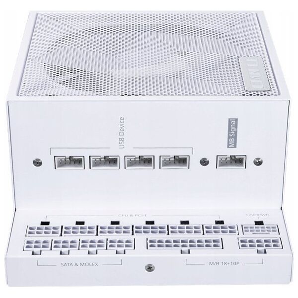Zasilacz Lian Li Lian Li EDGE EG1300 80 PLUS Platinum Netzteil, PCIe 5.1, ATX 3.1 - 1300 Watt, wei