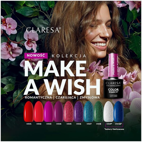 Activeshop CLARESA Lakier hybrydowy Make a wish 1 -5g