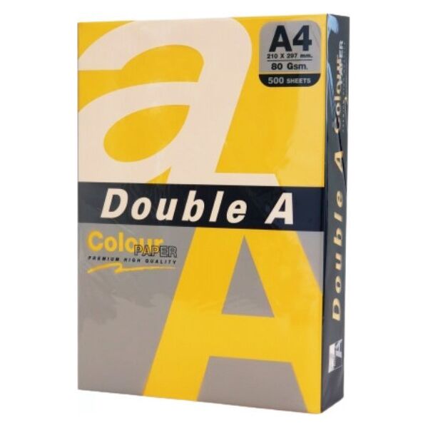 Double A Έγχρωμο χαρτί Double A, 80g, A4, 500 φύλλα, GOLD 13903476 8858741734867