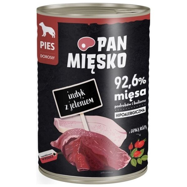 Pan Mięsko  Indyk z Jeleniem 400g