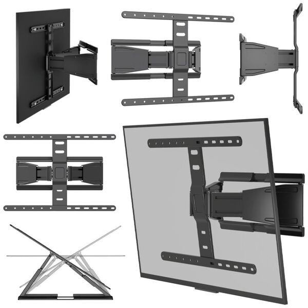 ML Uniwersalny uchwyt naścienny Kruger&Matz Ultra Slim 43"-90" regulacja w pionie i w poziomie