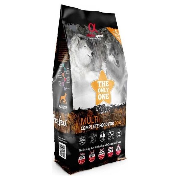 Alpha Spirit Pełnoporcjowa Sucha Karma Dla Psów Multiproteinowa 12 kg