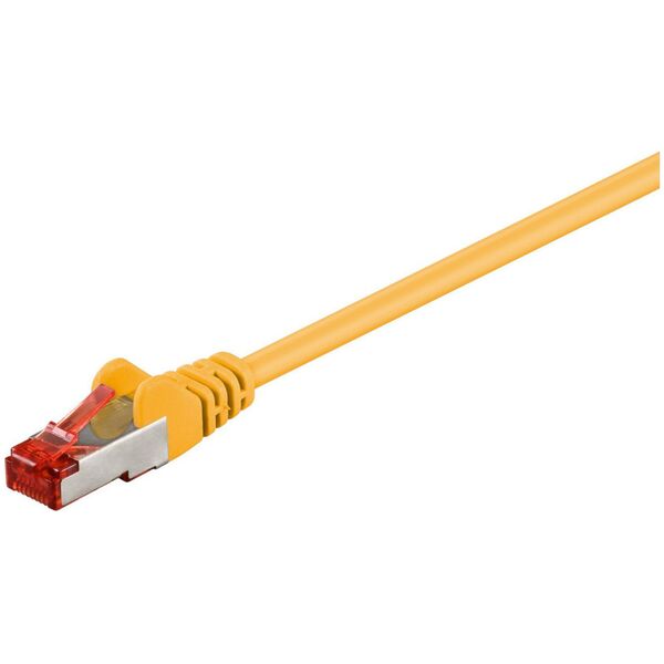 MicroConnect RJ-45/RJ-45 kat.6 F/UTP Żółty 0.25m (B-FTP60025Y)