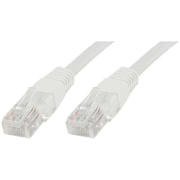 MicroConnect RJ-45/RJ-45 kat.5e U/UTP Biały 10szt. 2m (V-UTP502WVP)