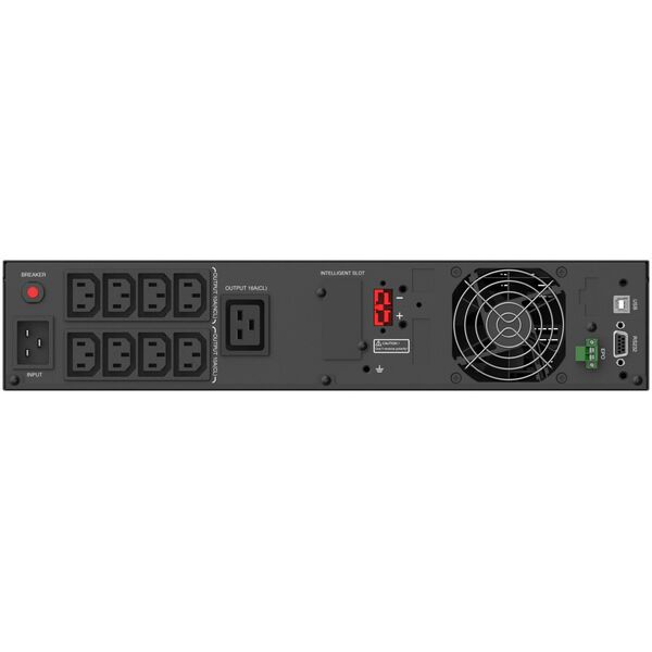 UPS Conceptronic Conceptronic ZEUS51E3K zasilacz UPS Podwójnej konwersji (online) 3 kVA 3000 W 9 x gniazdo sieciowe