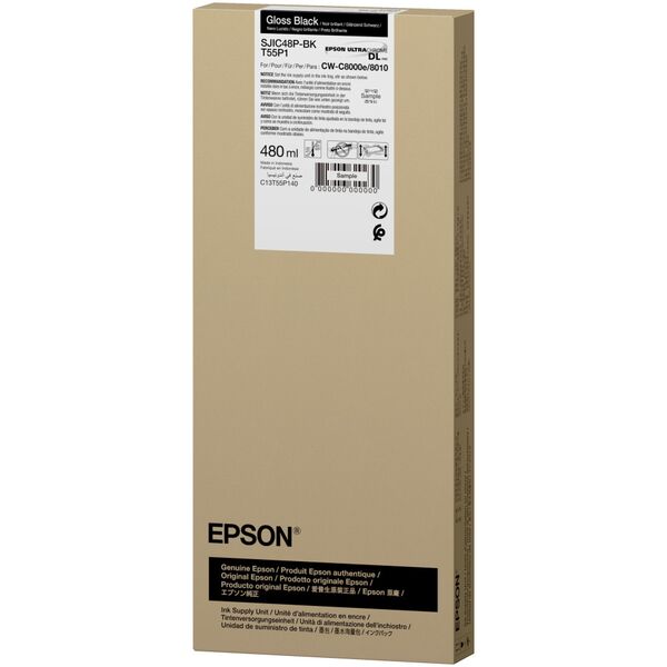 epson SJIC48P-BK INK CARTRIDGE FOR CW/C8000E BLACK