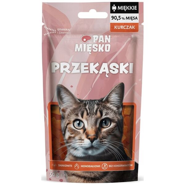 Przysmak dla kota Przekąski Kurczak (dorosły) 50g