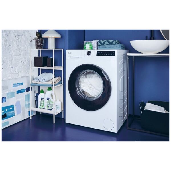 Candy Washing Machine | BR 410B8-S | Energy efficiency class A | Front loading | Washing capacity 10 kg | 1400 RPM | Depth 60 cm | Width 60 cm | Display | LED | Steam function | Wi-Fi | White