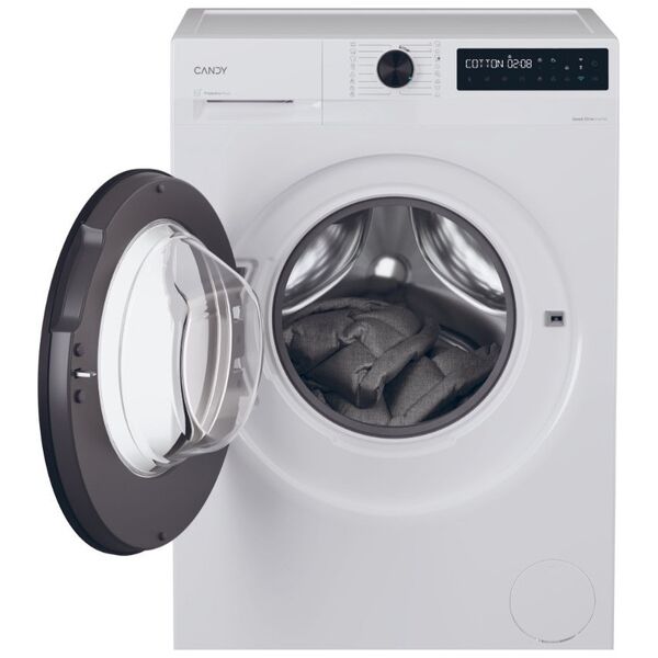 Candy Washing Machine | BR 410B8-S | Energy efficiency class A | Front loading | Washing capacity 10 kg | 1400 RPM | Depth 60 cm | Width 60 cm | Display | LED | Steam function | Wi-Fi | White