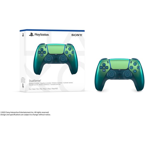 Sony PS5 DualSense Controller crome teal