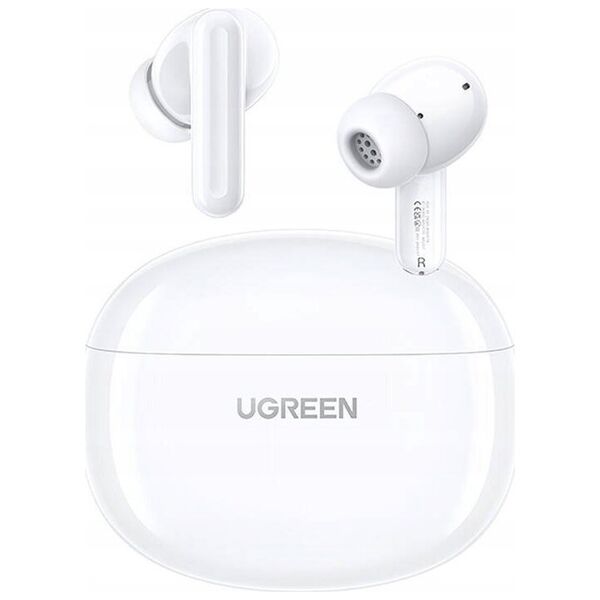 Bezprzewodowe słuchawki dokanałowe TWS UGREEN HiTune T3C Bluetooth 5.4 IPX5 (białe)