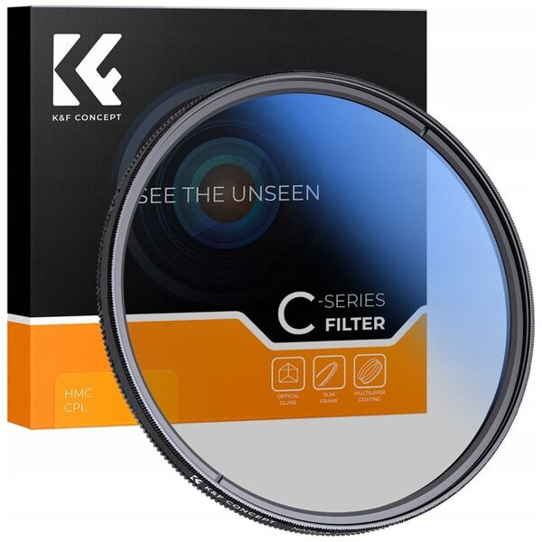 K&amp|F Filtr Polaryzacyjny 58mm CPL HD MC Slim C