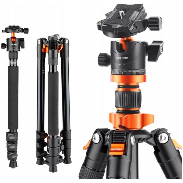 K&amp|F Statyw Alu/Mag 175CM K254A3 SA254M2 Tripod