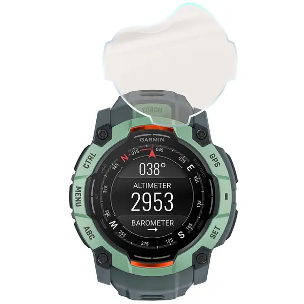 Bizon Glass Watch Film Sun Garmin Instinct 3 50 mm [2 PACK]