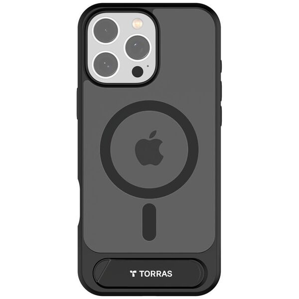 Torras Etui Torras Pstand Series dla iPhone 16 Pro (Czarne)