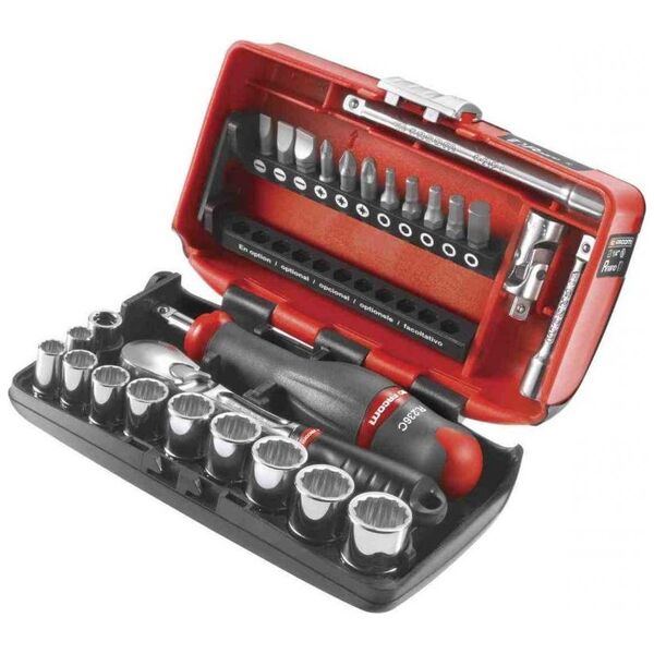 Facom Topnøglesæt Tommer 1/4 (6,3 mm) 38 dele RL.NANO-U2