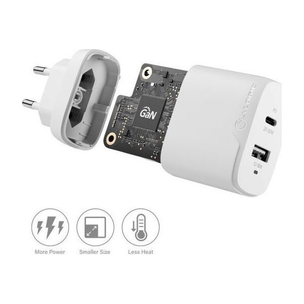 Ładowarka Alogic Alogic Ladeadapter USB-C 2x32W                          weiß