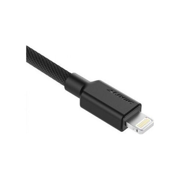 Kabel USB Alogic Alogic USB 2.0 Anschlusskabel Typ A -Lightning M/M   2m,  sw