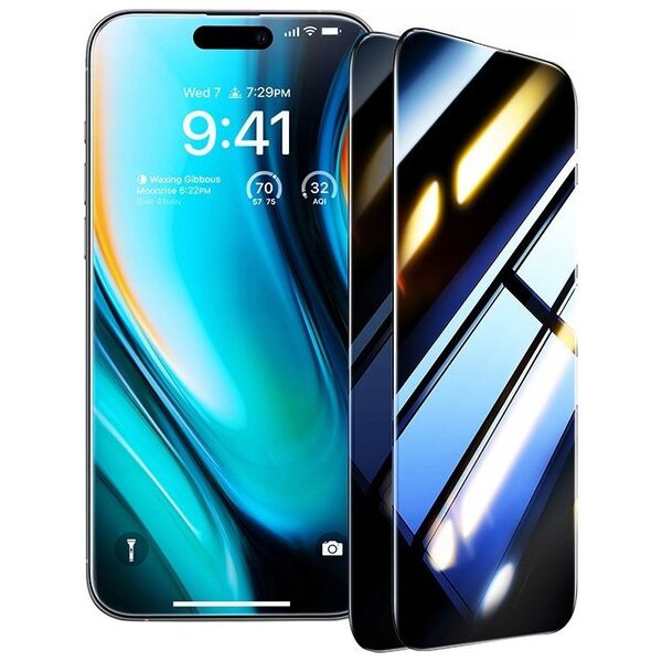 Torras Szkło prywatyzujące Torras Install Master Privacy dla iPhone 16