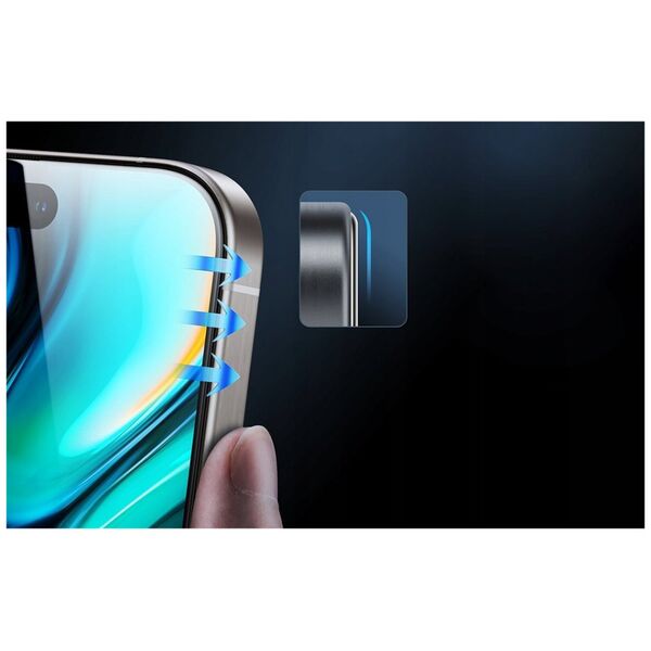 Torras Szkło prywatyzujące Torras Install Master Privacy dla iPhone 16