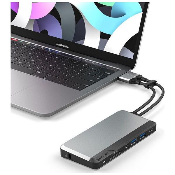 Stacja/replikator Alogic USB-C 10w1 (U2CSH-SGR)