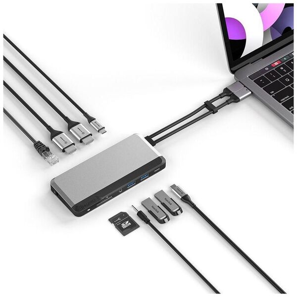 Stacja/replikator Alogic USB-C 10w1 (U2CSH-SGR)