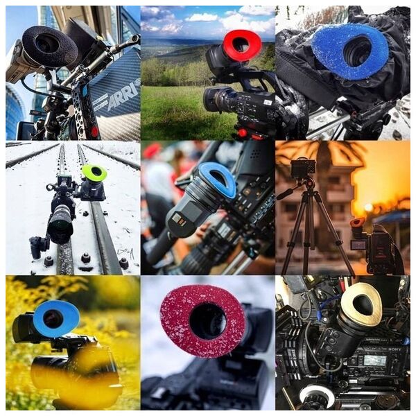 Osłona PIESZCZOCHA na Wizjer Muszlę 100x86mm do Kamery Arri Sony BlackMagic / OYZ02