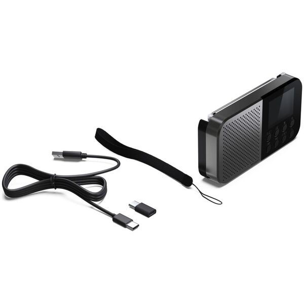 Sharp DR-P520 DAB+/BT/USB C/integrated Battery radio black