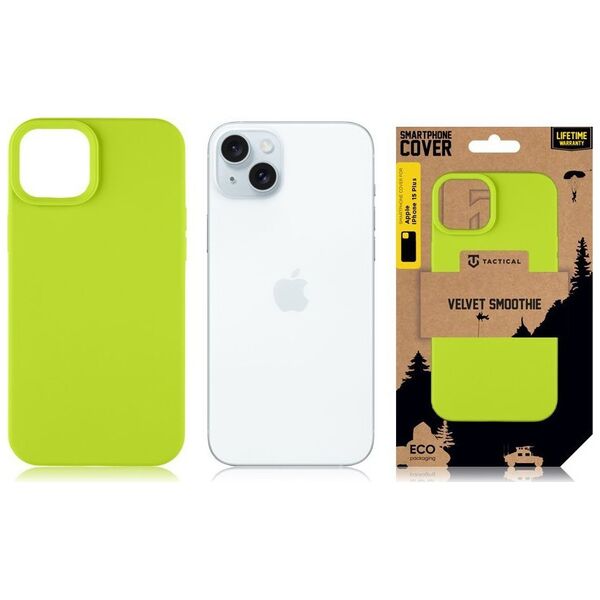 Κάλυμμα Tactical Tactical Velvet Smoothie για Apple iPhone 15 Plus Avocado 13584312 8596311221835