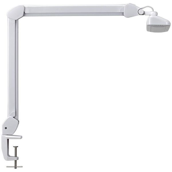 Lampka biurkowa Maul MAUL LED Arbeitsplatzleuchte Intro dimmbar+Klemmfuß weiß