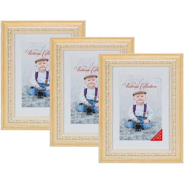 Κορνίζα φωτογραφιών Victoria Collection Seoul 15x21, μπεζ 3τμχ (1303539) 13991753 4741326213656