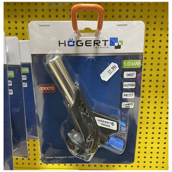 Palnik gazowy, lutownica Hogert HT2C505