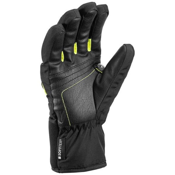 Leki LEKI GLOVES Griffin 3D Junior μαύρο/κίτρινο 4.0 13519614 4028173355136