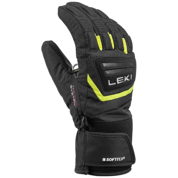 Leki LEKI GLOVES Griffin 3D Junior μαύρο/κίτρινο 4.0 13519614 4028173355136