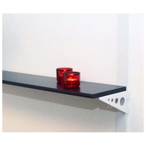 Usorteret Hylde M-design 40x20x1,5 cm. - ταξινόμηση M?l: L400xB200xH15 mm.B?reevne 15 kg.Farve: SortAfrundede hj?rnerΥλικό: MDF plade med NC lakeret overfaldeLakeret p? alle 4 side 13903433 5708614175613