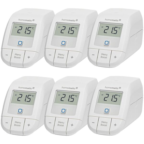 HomeMatic IP Homematic IP Heizkörperthermostat – βασικό σετ 6er 13980202 4029164137373
