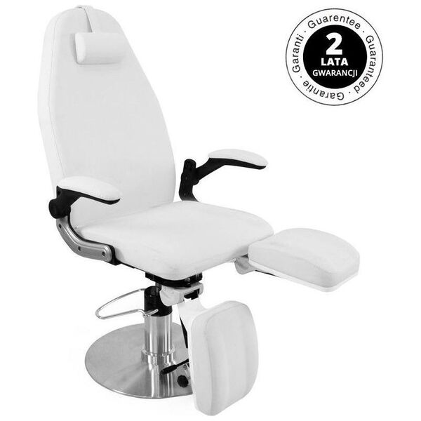 Azzurro FOTEL PODOLOGICZNY HYDRAULICZNY AZZURRO 713A BIAŁY