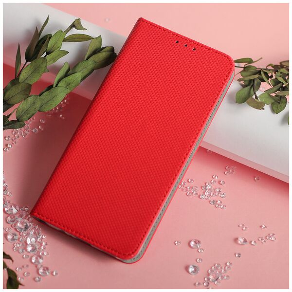 Smart Magnet case for Xiaomi Redmi Note 14 Pro 5G (Global) / Note 14 Pro Plus 5G (Global) red 5906961944757