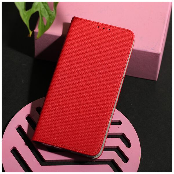 Smart Magnet case for Xiaomi Redmi Note 14 Pro 5G (Global) / Note 14 Pro Plus 5G (Global) red 5906961944757