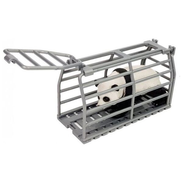 Figurka LeanToys Quad z Przyczepką Transporter Figurki Panda