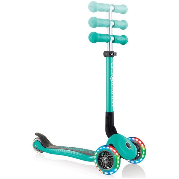 Hulajnoga Globber Junior Foldable Lights Turkusowy (437-107)