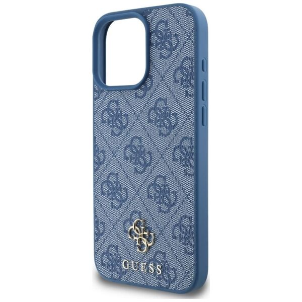 Etui Guess HC PU 4G Small 4G and Classic  do iPhone 16 Pro MagSafe niebieski