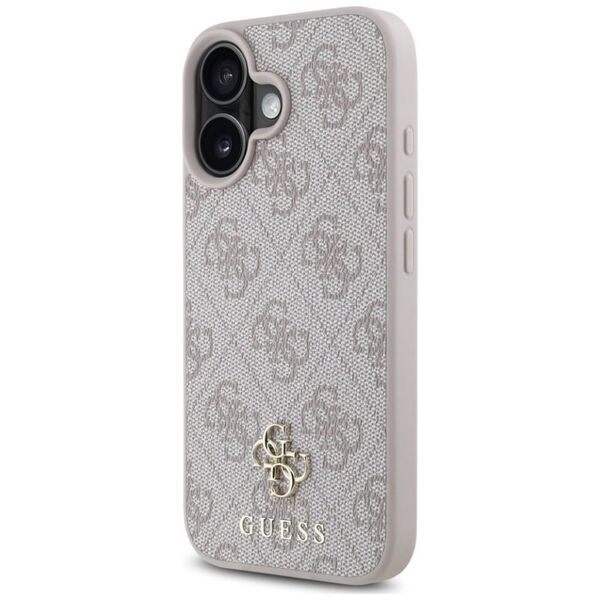 Etui Guess HC PU 4G Small 4G and Classic  do iPhone 16 MagSafe różowy