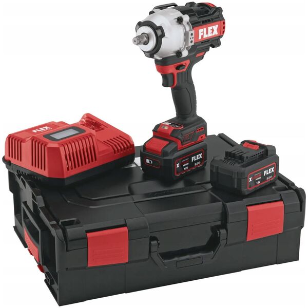 Cordless impact wrench FLEX IW 1/2&quot| 2000Nm 18-EC/5,0 Set