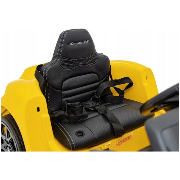 Pojazd Porsche Spyder RS 718 Żółty