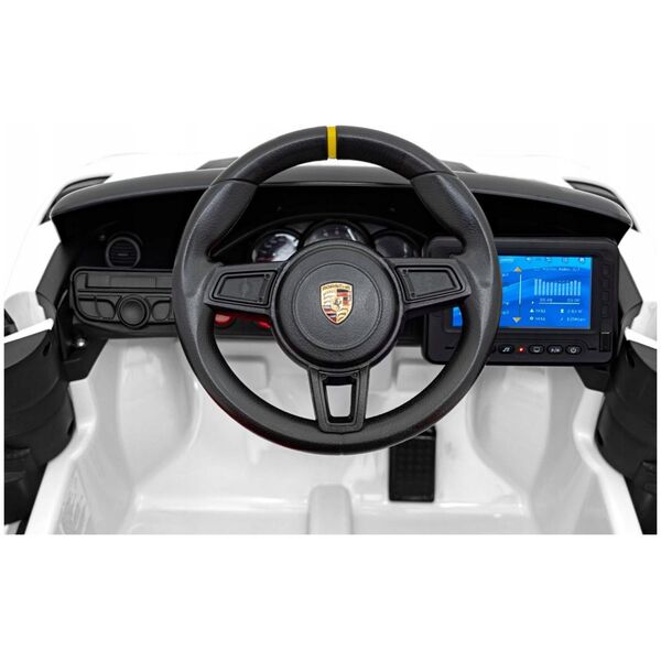 Pojazd Porsche Spyder RS 718 Biały MP4
